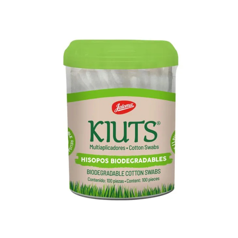 HISOPOS MULTIAPLICADORES BIODEGRADABLES KIUTS JALOMA - 100 PIEZAS