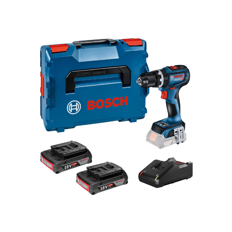 ROTOMARTILLO BOSCH GSB 18V-90C CON 2 BATERÍAS + MALETÍN