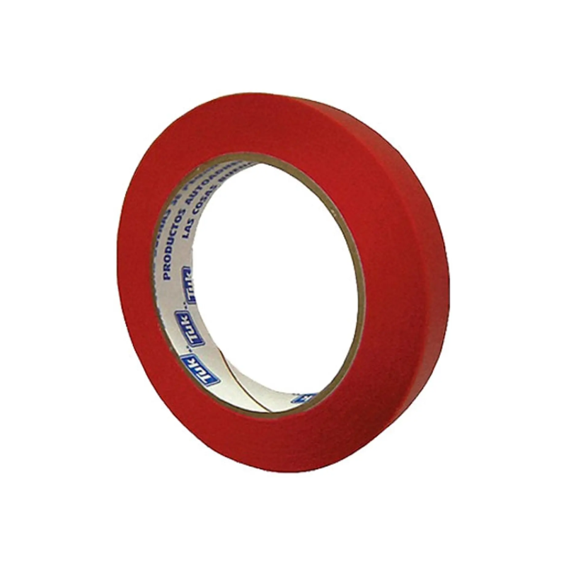 CINTA MASKING TUK TIPO 105 ROJA 12 MM X 50 M - 1 PIEZA