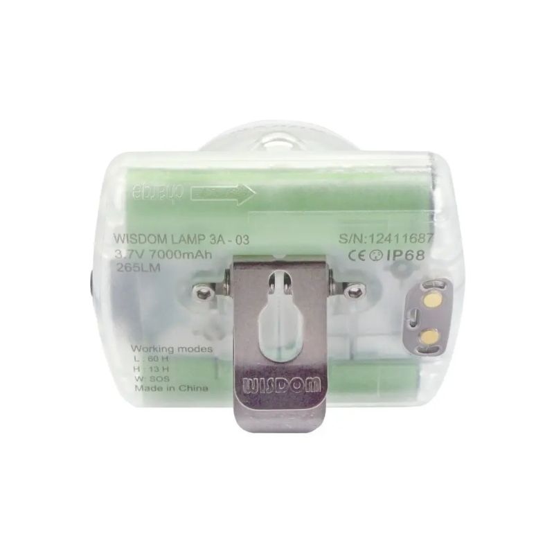 LÁMPARA MINERA WISDOM 3A RECARGABLE USB - 1 Pieza