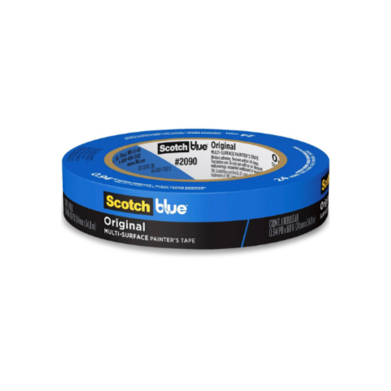 CINTA MASKING TAPE 3M SCOTCH BLUE 2090 24 MM X 54.8 M - 1 PIEZA