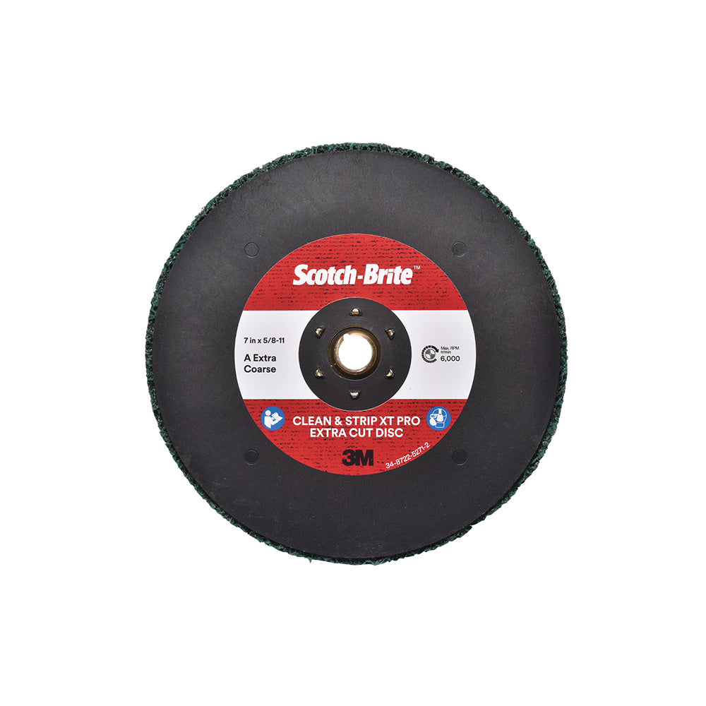 DISCO SCOTCH-BRITE CLEAN AND STRIP XT PRO DISC 3M 05589 - 7 IN X 5/8"-11 - 10 PIEZAS