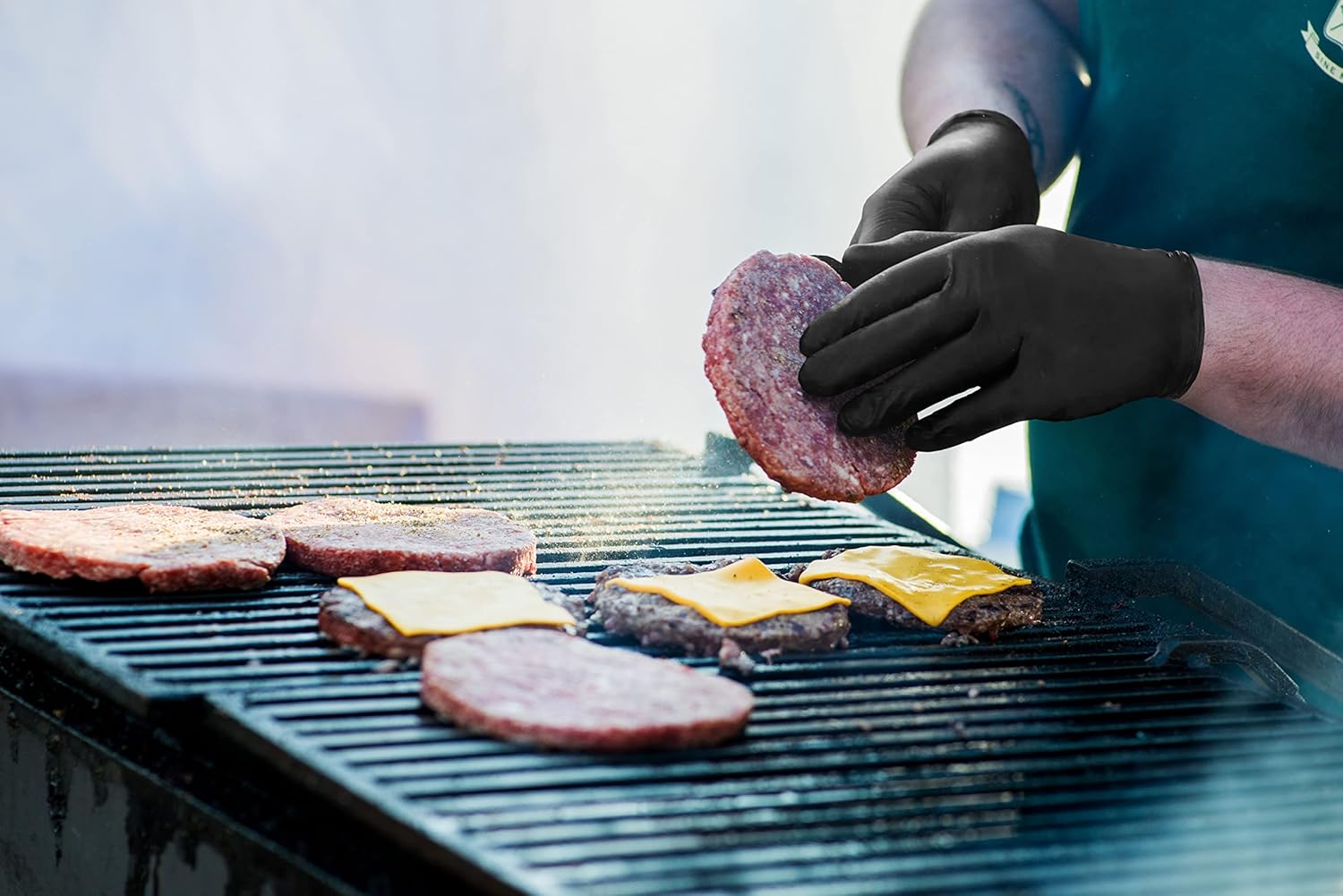 GUANTE DE NITRILO NEGRO ANSELL MICROFLEX 93-732I - 100 PIEZAS