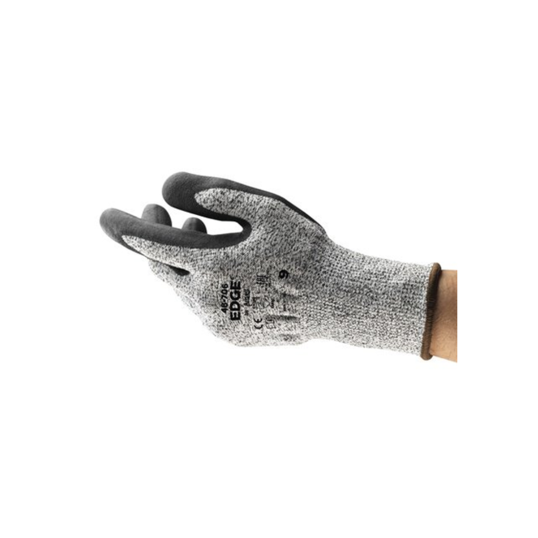 GUANTE RESISTENTE AL CORTE CUT A3 - ANSELL EDGE 48-706 - 12 PARES