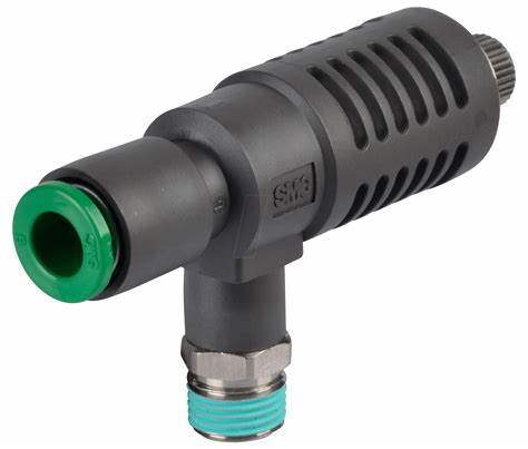 ASV310F-01-06S REGULADOR CAUDAL 1/5 - 6 MM C/SILENCIADOR