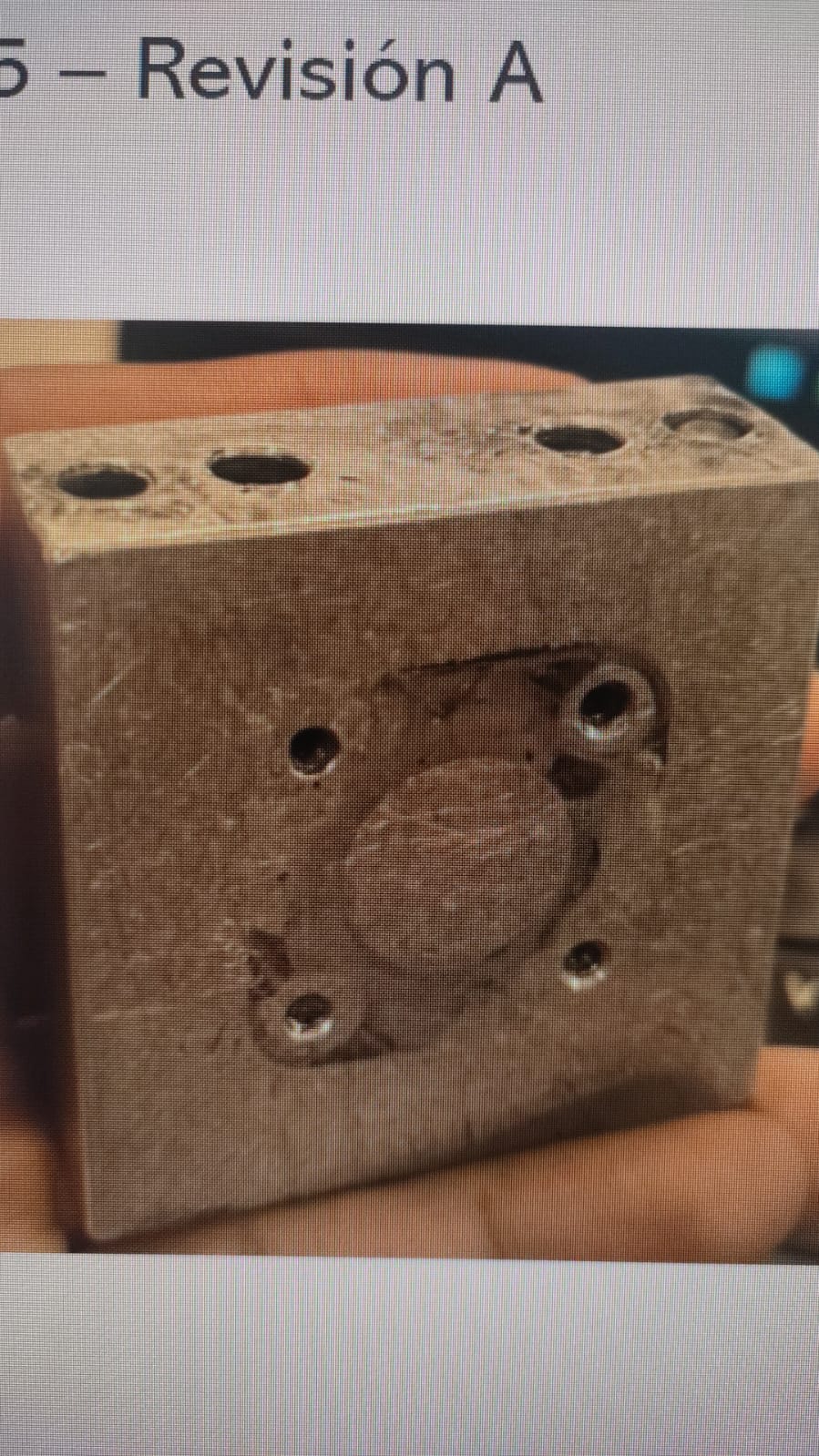 BASE DE CILINDRO DE CROWDER C5 ( ACERO 1045) REV.A