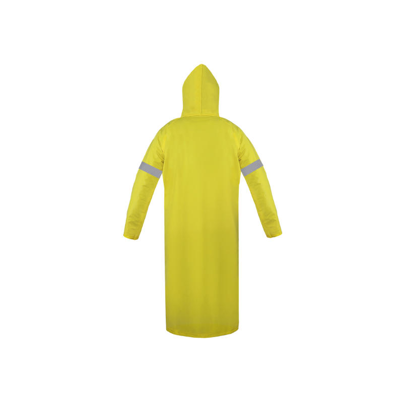 GABARDINA IMPERMEABLE ECO‑1220 CON REFLEJANTE TALLA M - 1 PIEZA