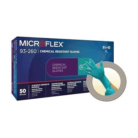 GUANTES DESECHABLES MICROFLEX 93-260 TALLA XL - 50 PIEZAS