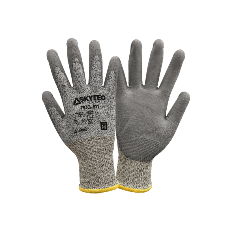 GUANTES ANTICORTE HPPE CON RECUBRIMIENTO DE POLIURETANO PUG‑611 - 1 PIEZA