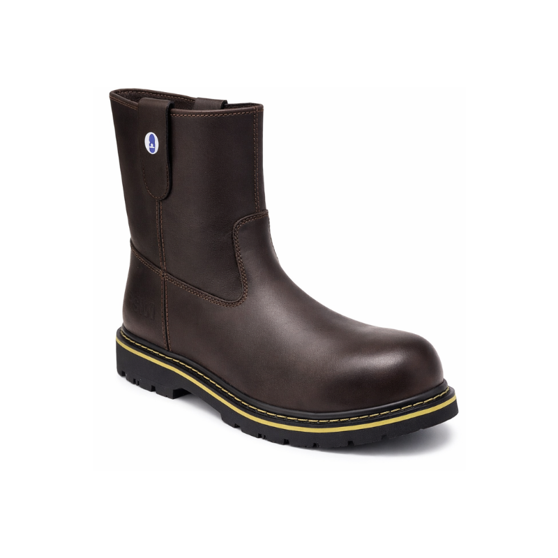 BOTA DE SEGURIDAD GAMA DIELÉCTRICA PIEL CON CASCO MOD. 40