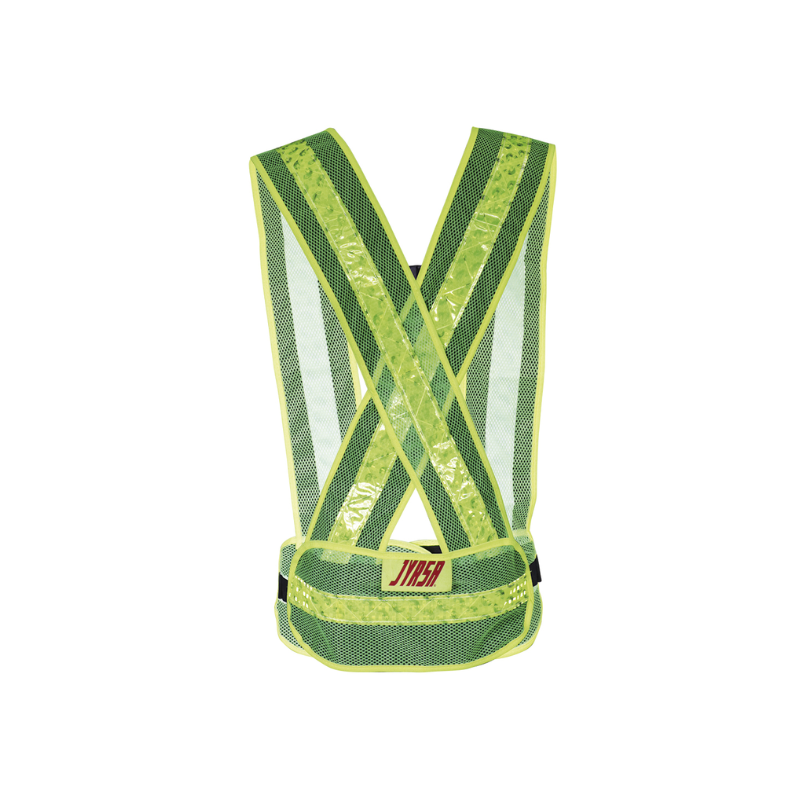 CHALECO TIPO CARRILLERO DE MALLA VERDE CON REFLEJANTE REF‑1010 - 1 PIEZA