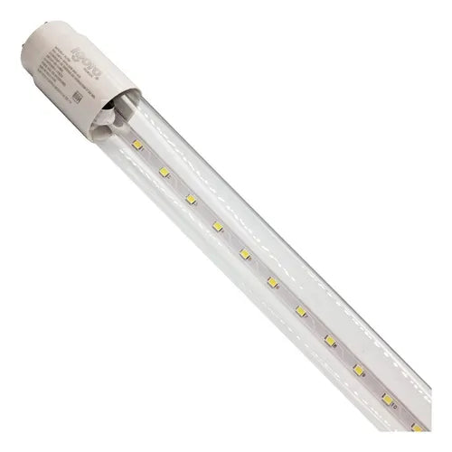 TUBO T8 LED CRISTAL 18W 6500K TRASPARENTE 100-240V