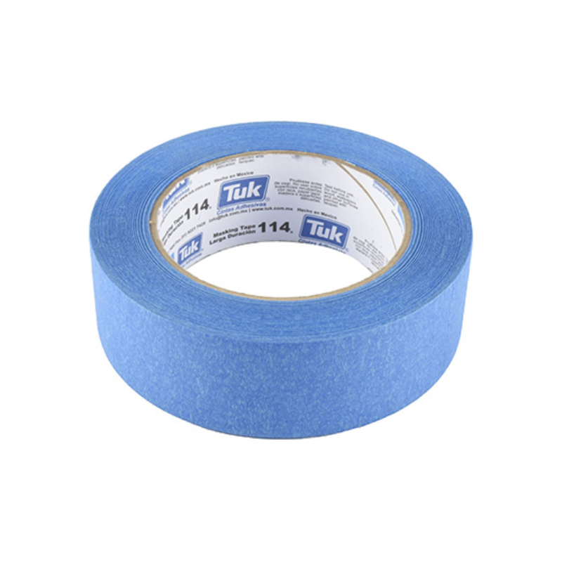 CINTA MASKING TUK DE LARGA DURACIÓN 114 AZUL 36 MM X 50 M - 1 PIEZA