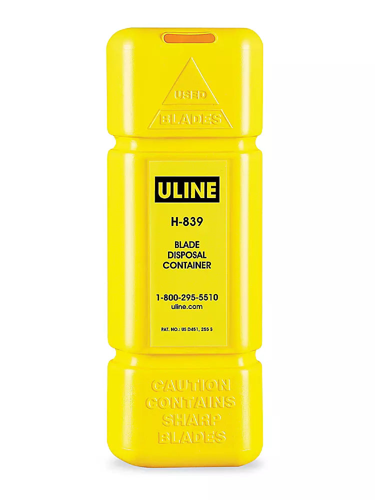 CONTENEDOR PARA DESECHAR NAVAJAS - ULINE - 1 PIEZA
