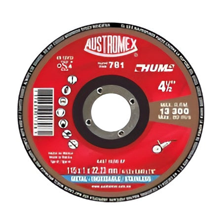 Disco de Corte Austromex 4-1/2" Metal y Acero Inoxidable 1 Pza