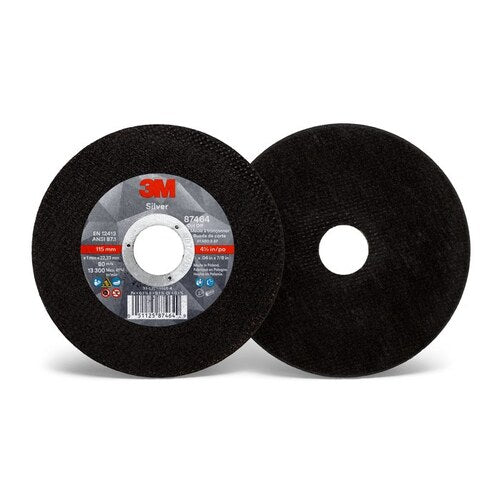 DISCO DE CORTE SILVER, 3M 87464, T1, 115 MM X 1.2 MM X 22.23 MM