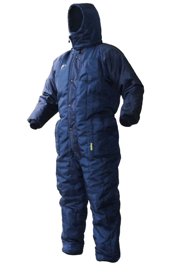 OVEROL ECOTERMOAISLANTE LIGERO CON GORRO AJUSTABLE -10 °C TALLA MEDIANA