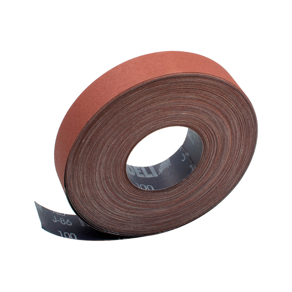 ROLLO DE LIJA ABRASIVA FANDELI GRANO 80 1 1/2" X 50 YD