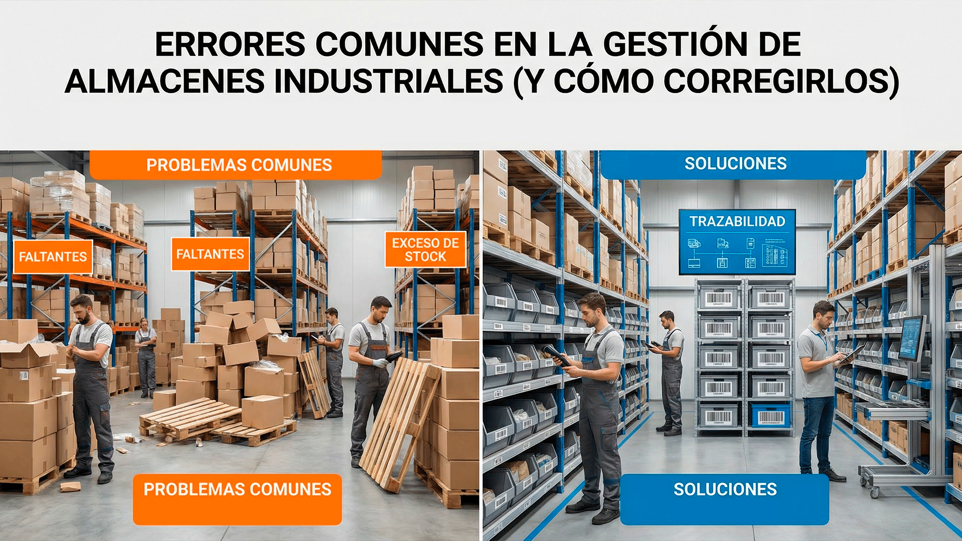 Errores comunes en la gestión de almacenes industriales (y ¿Cómo corregirlos en 2026?)