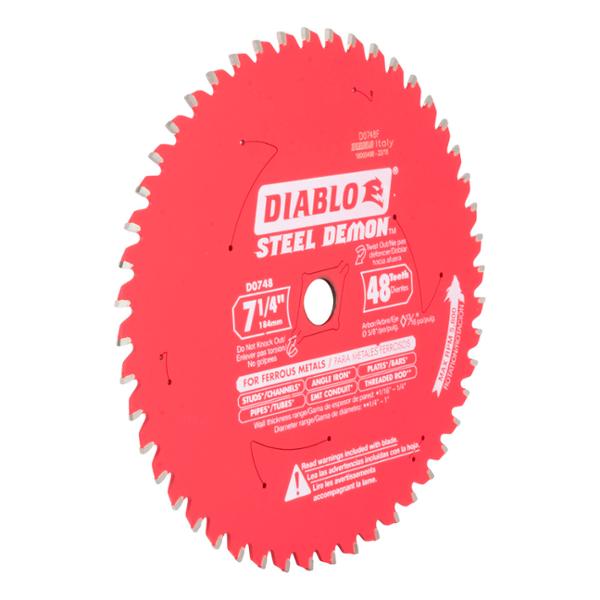 DISCO DE CORTE PARA METAL DIABLO STEEL DEMON 7 1/4" - 1 PIEZA
