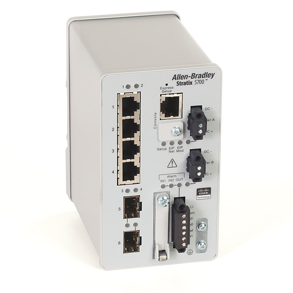 1783-BMS06SA. SWITCH ETHERNET STRATIX 5700 ADMINISTRABLE, DE 4 PUERTOS, SOFTWARE COMPLETO MCA ALLEN BRADLEY