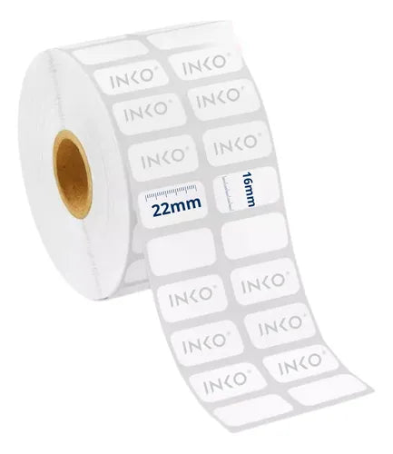 ETIQUETA TT 21 X 16 MM BLANCO