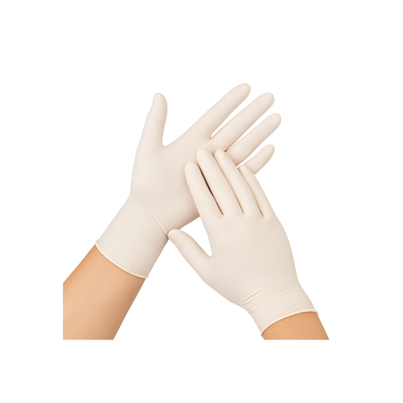 GUANTE DE LATEX INDUSTRIAL 41-10WL - 100 PZS