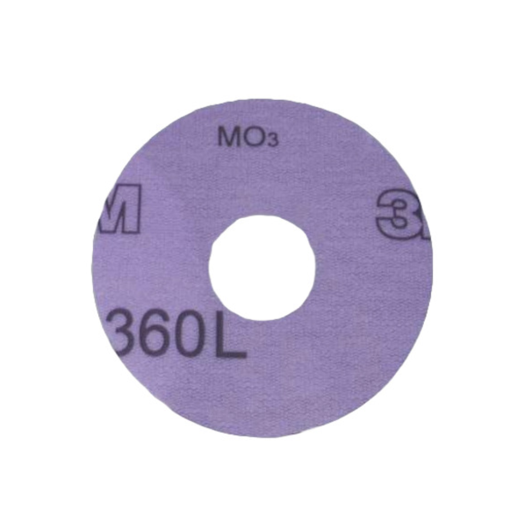 3M Abrasive Film Disc Hookit - P600 Grit, 3" x 7/8", Die 300M, 360L Series - 1,000 piezas