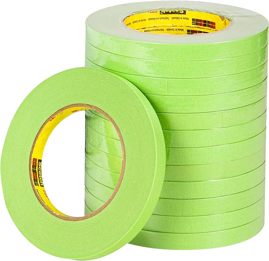 MASKING TAPE VERDE DE ALTO RENDIMIENTO 233+ 3M 15 MM X 45 M - 1 PIEZA