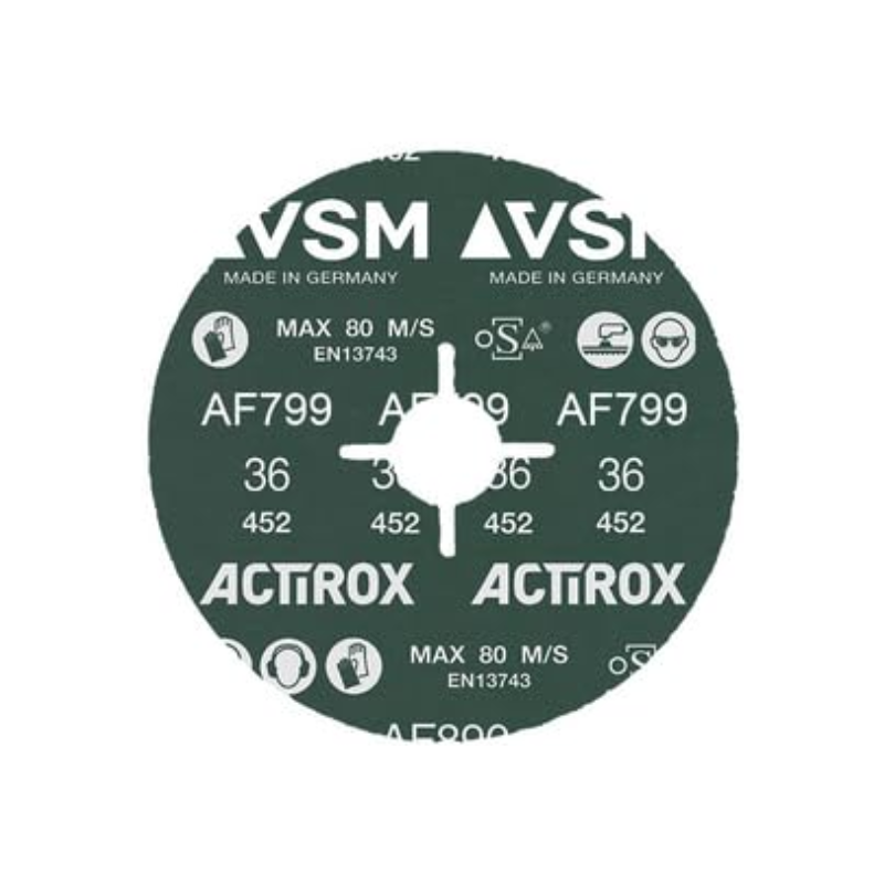 FIBRE DISC  AF799   180 X 22 MM    GRIT 36 - AUSTROMEX