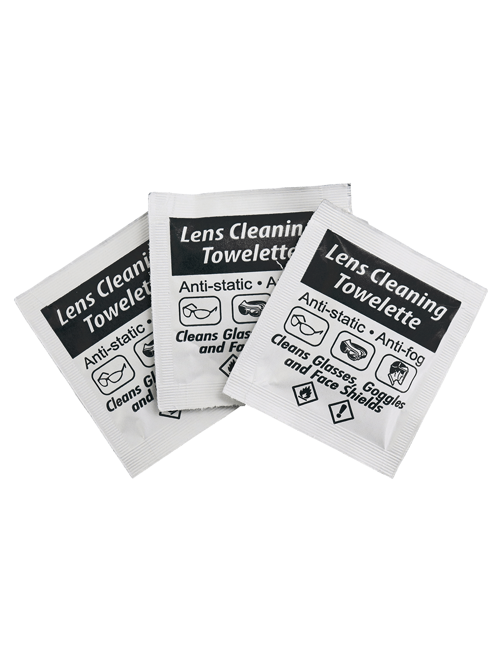 DISPENSADOR DE TOALLITAS HÚMEDAS PARA LIMPIEZA DE LENTES BULLHEAD SAFETY - 100 PIEZAS