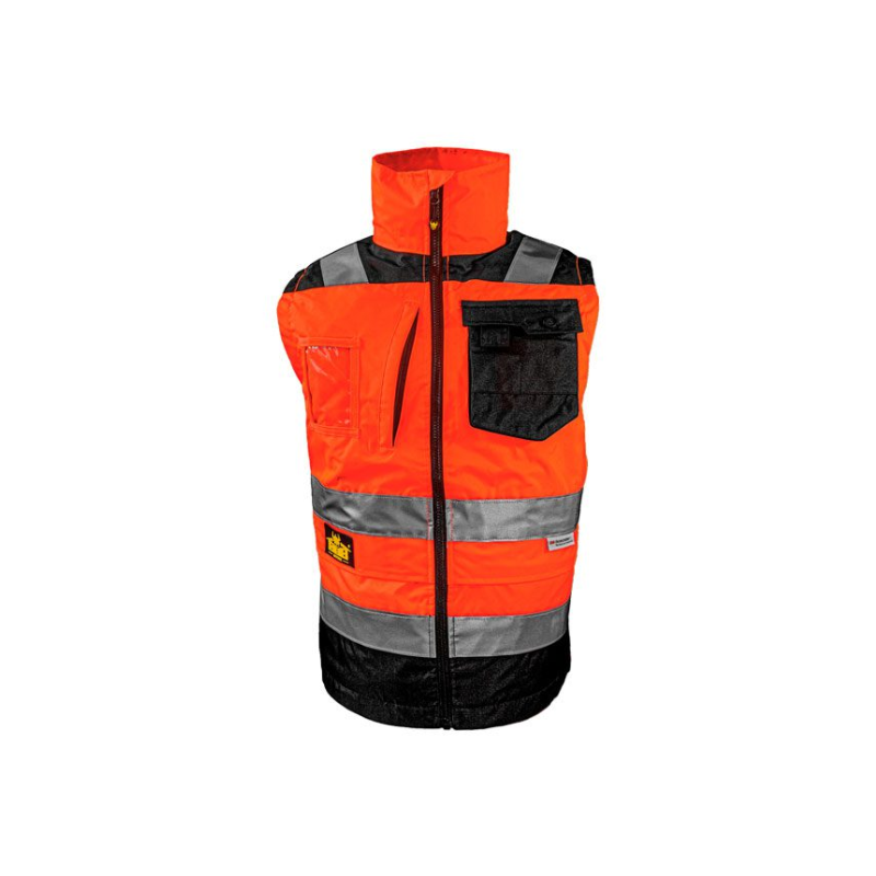 CHALECO IMPERMEABLE DE ALTA VISIBILIDAD CON REFLEJANTE NARANJA BERSERKER