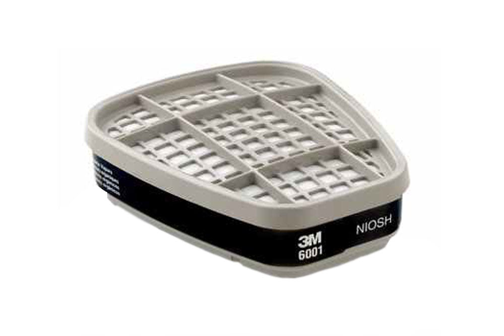 CARTUCHO PARA VAPORES ORGANICOS - 6001 - 3M - 1 PAR
