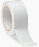 CINTA DELIMITADORA BLANCA DE 2 X 33 MTS