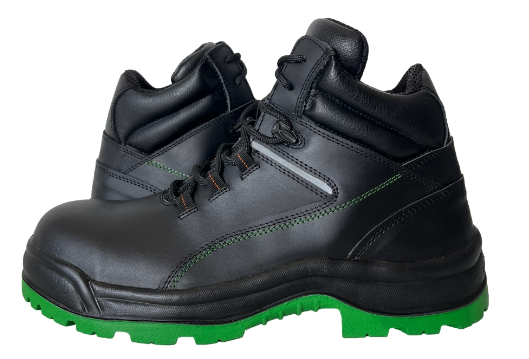 BOTA DE SEGURIDAD DIELÉCTRICA. MOD 312 TALLA 32 NEGRO VERDE.