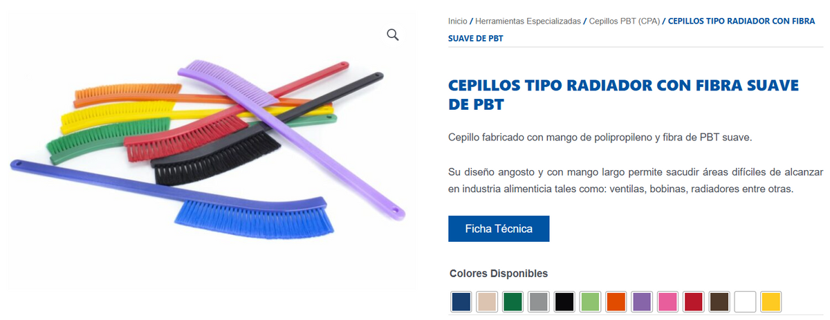 CEPILLO TIPO RADIADOR VERDE