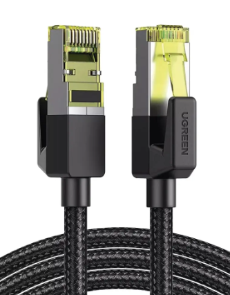 CABLE ETHERNET UGREEN REDONDO CON MALLA DE NYLON 2 MTS
