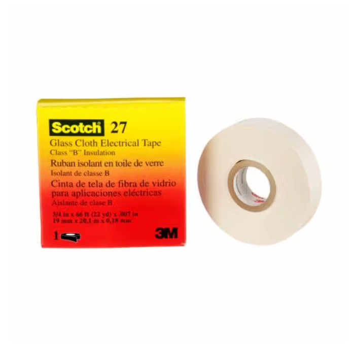 CINTA TELA FIBRA DE VIDRIO SCOTCH 27