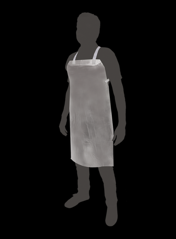 MANDIL SATINADO TRANSPARENTE DE 0.65 MTS X 0.90 MTS - KYRSA - PAQ 10PZS