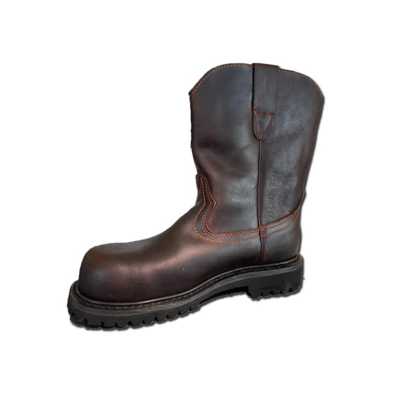BOTA DE SEGURIDAD D’MAGNO MOD. 015 PIEL TABACO CON CASCO