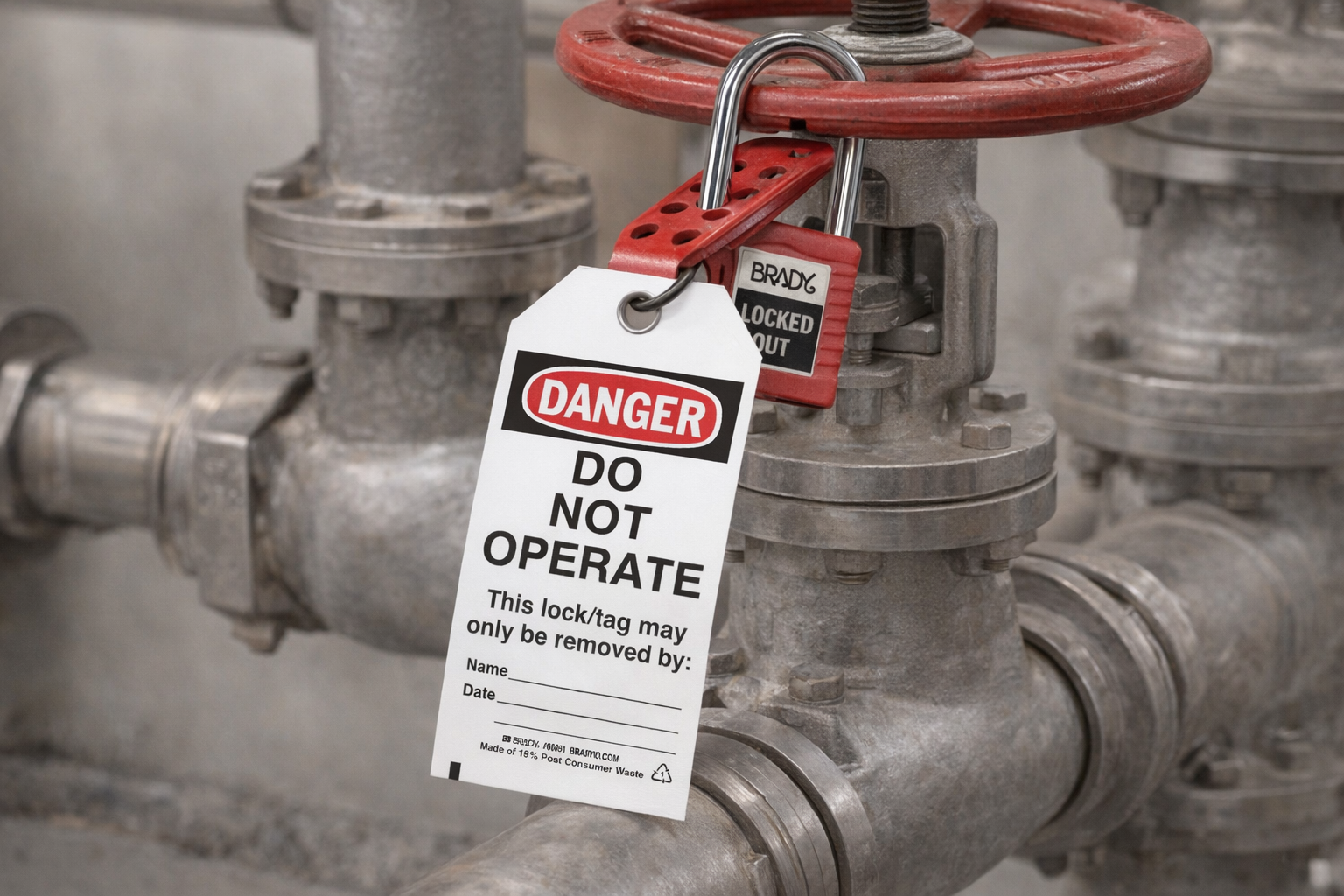 ETIQUETAS DE SEGURIDAD BRADY 65408 “DANGER DO NOT OPERATE” - 10 PIEZAS