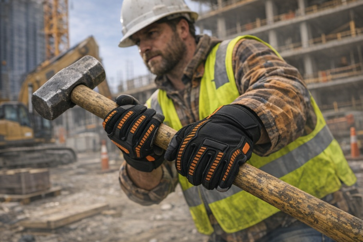 GUANTES DEPORTIVOS HR8500 AIRE FLEX - TALLA M - 1 PAR