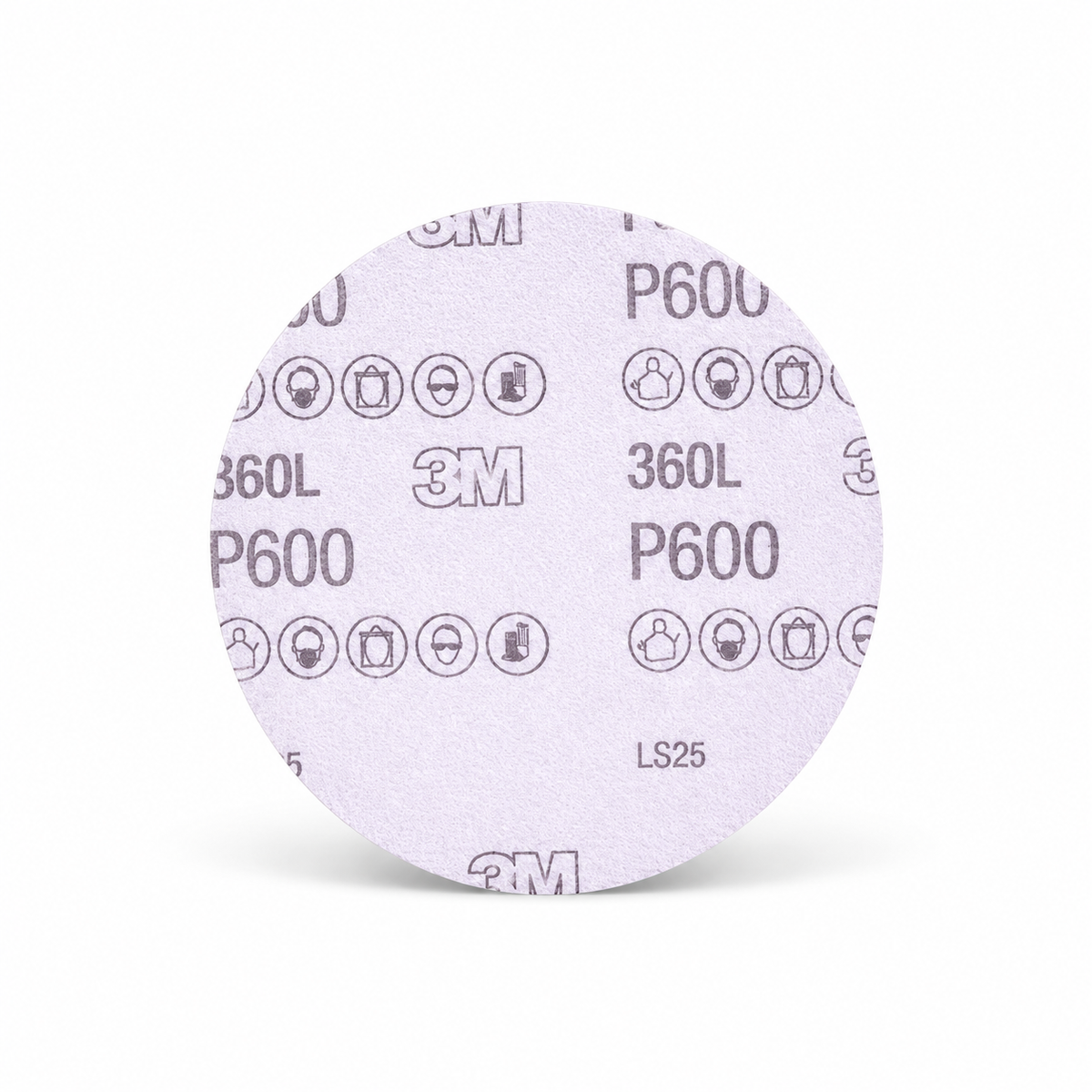 DISCO ABRASIVO DE PELÍCULA 3M HOOKIT – P600, 3", SERIE 360L – 100 PIEZAS