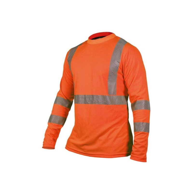 CAMISA DE ALTA VISIBILIDAD JYRSA ECO‑111CR MANGA LARGA NARANJA - 1 PIEZA