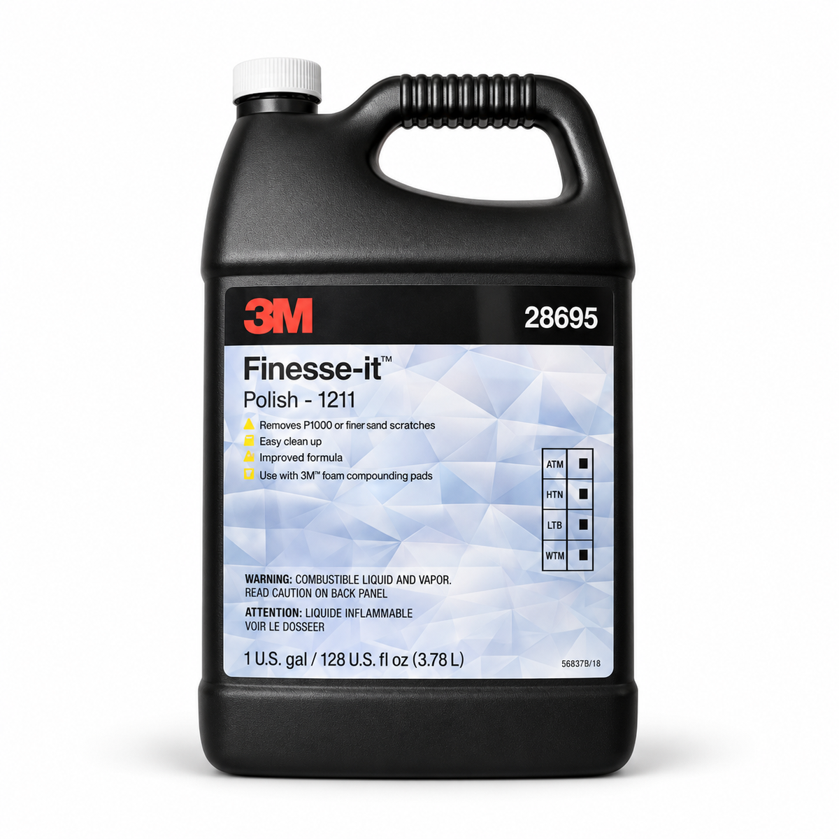 PULIMENTO 3M FINESSE‑IT K211 ALTO CORTE 28695 - 1 GAL