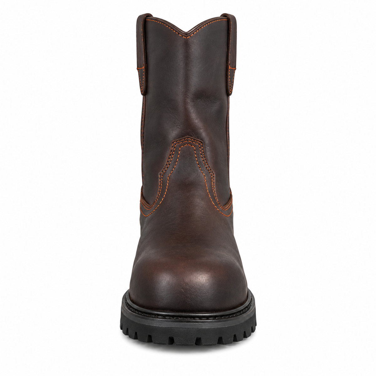 BOTA DE SEGURIDAD D’MAGNO MOD. 015 PIEL TABACO CON CASCO