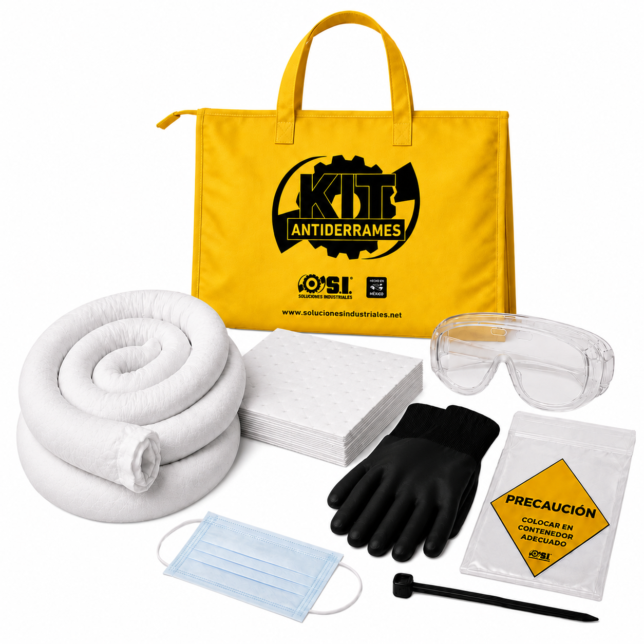 KIT ANTIDERRAME PORTÁTIL UNIVERSAL 6.5 GALONES