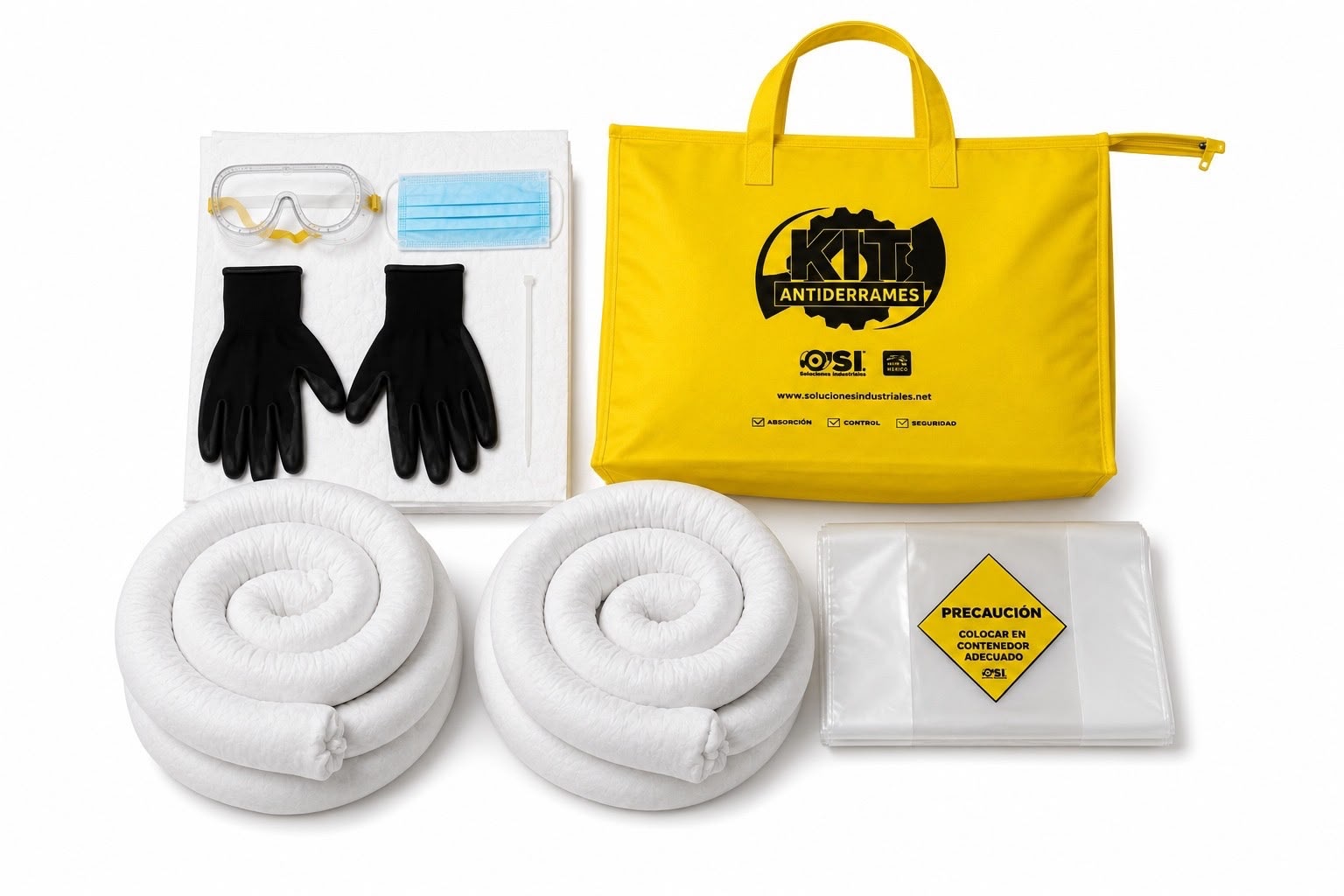KIT ANTIDERRAME PORTÁTIL UNIVERSAL 6.5 GALONES