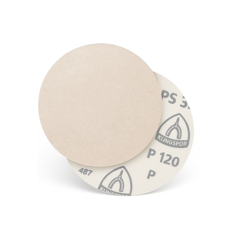 DISCO ABRASIVO KLINGSPOR PS33 BK 5" GRANO 120 AUTOADHERIBLE - 100 PIEZAS
