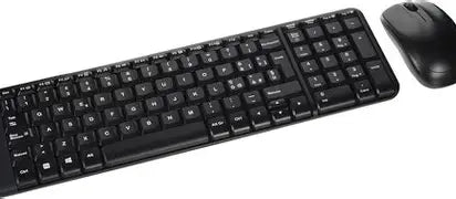 KIT DE TECLADO Y MOUSE MK220 / MK250 LOGITECH NEGRO